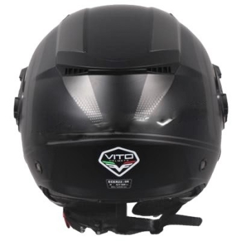 Preview: Helm VITO JET ISOLA - schwarz-matt/titamium